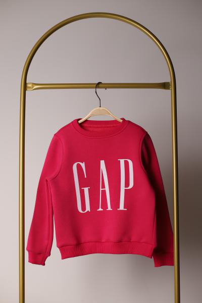 Pembe Gap Baskılı Sweatshirt