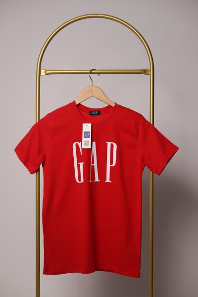 Kırmızı Gap Baskılı Yetişkin T-shirt