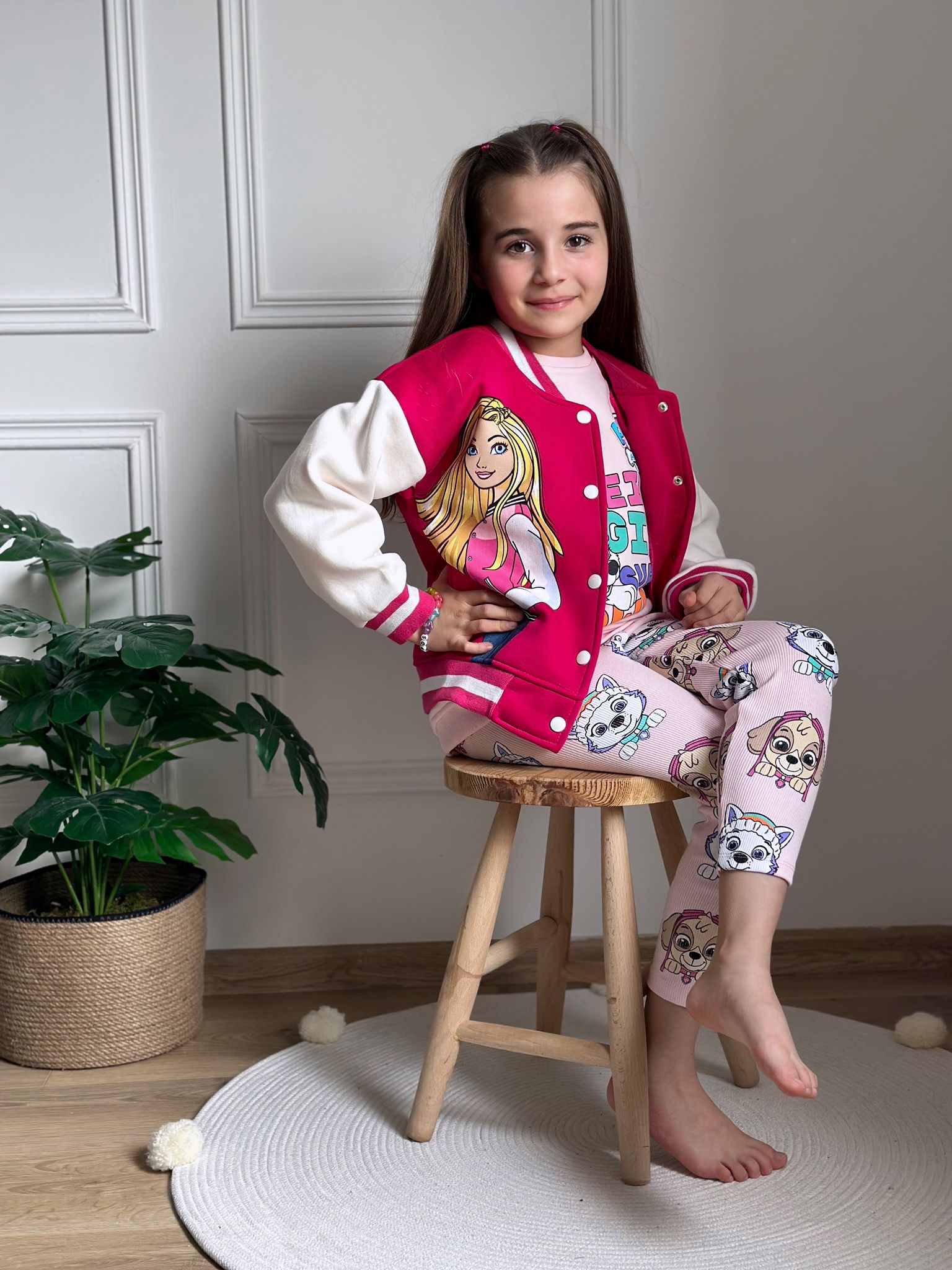 Barbie Baskılı Kolej Montu