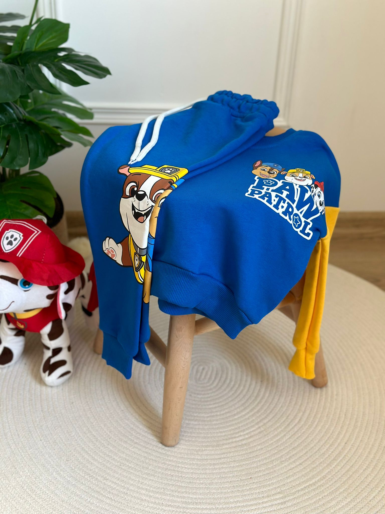 Paw Patrol Renkli Kol Detaylı Eşofman Takımı