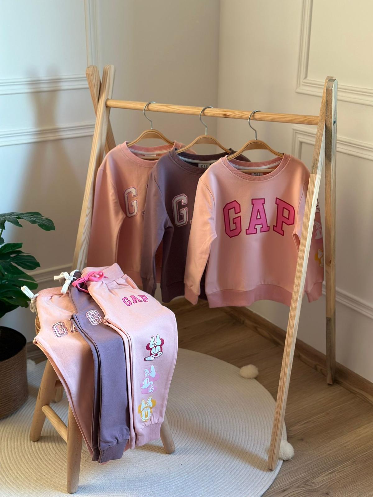 Minnie Mouse Pembe Gap Baskılı Eşofman Takımı