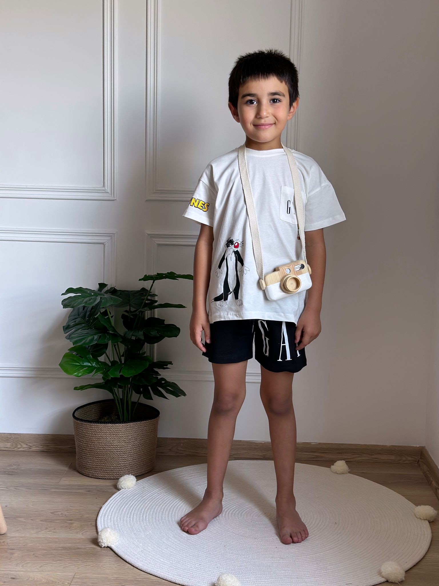 Looney Tunes Gap Baskılı Şortlu Takım