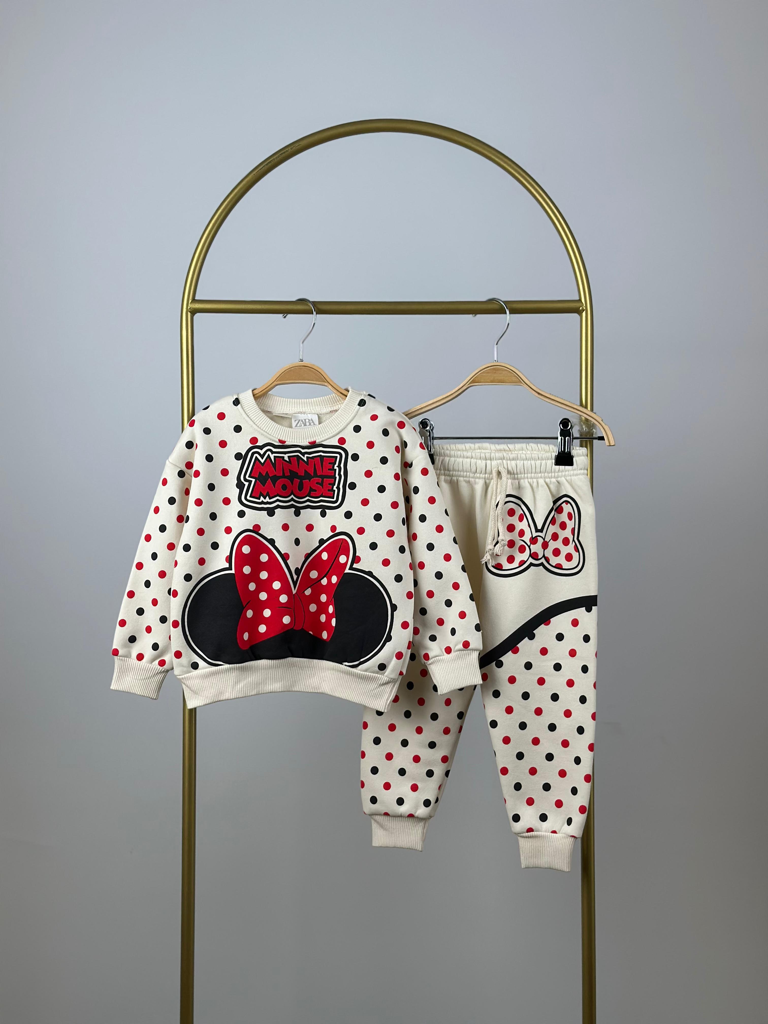Minnie Mouse Baskılı Eşofman Takımı
