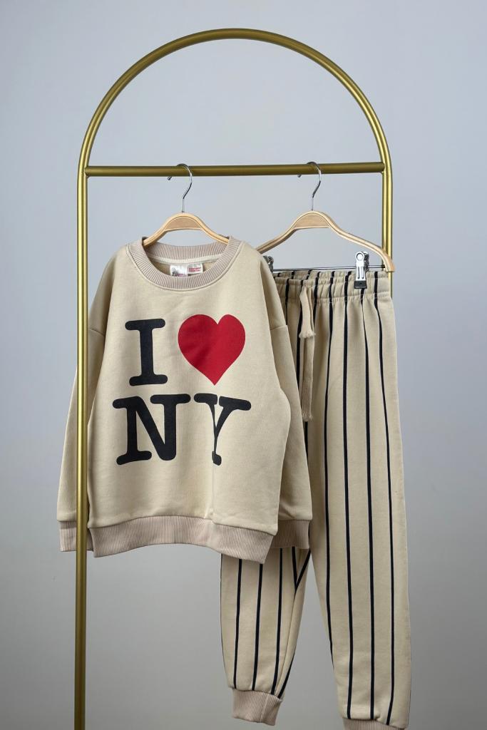 I Love NY Baskılı Eşofman Takımı