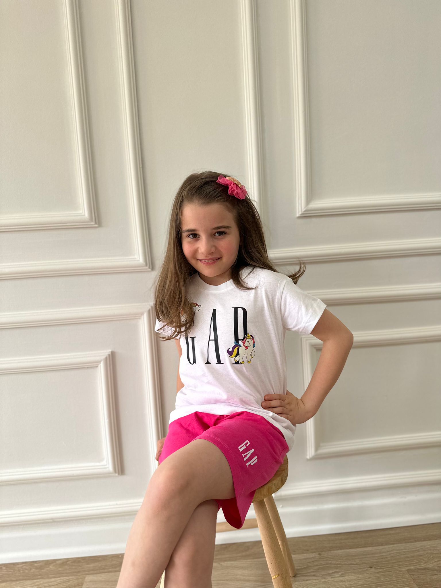 Beyaz Gap My Little Pony Baskılı Şortlu Takım
