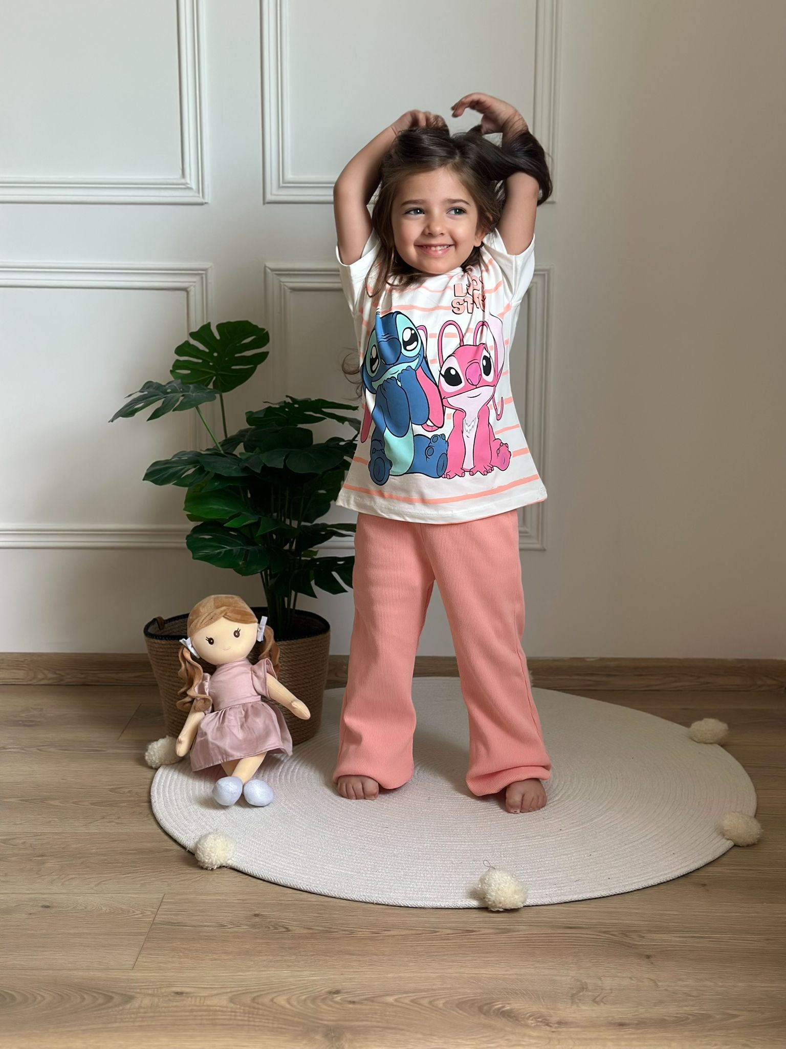 Pembe Lilo ve Stitch Eşofman Takımı