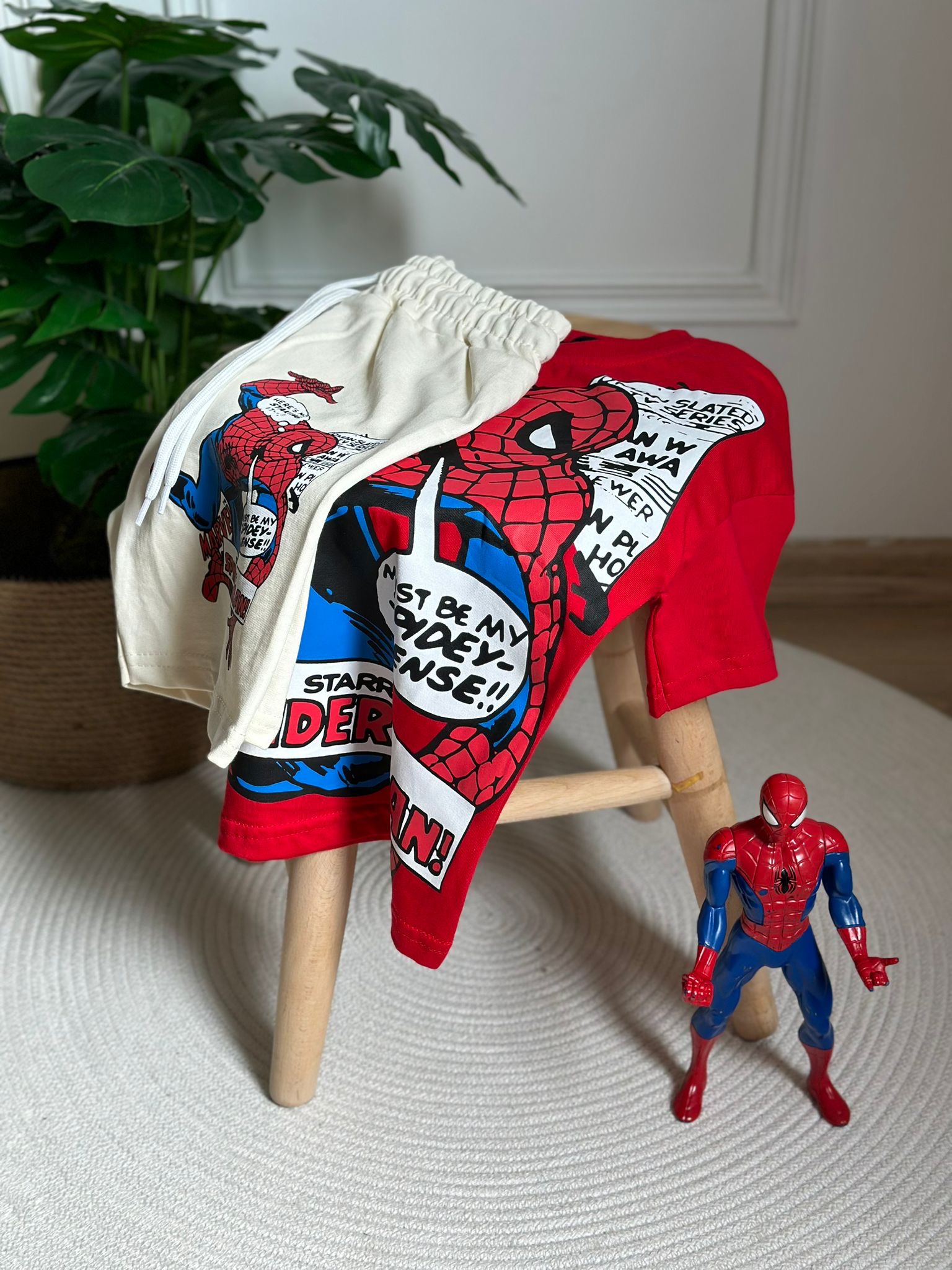 Starring Spiderman Şortlu Takım