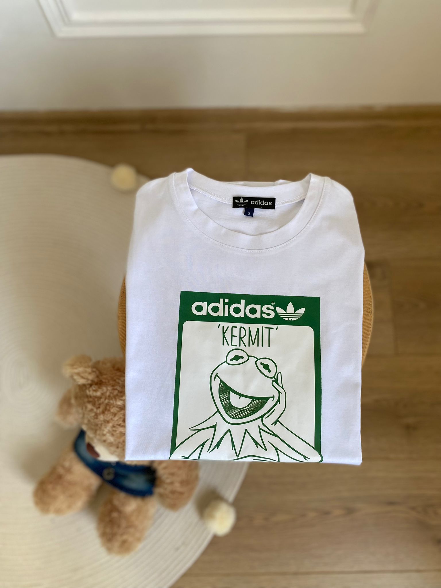 Adidas Kermit Baskılı Çocuk T-shirt