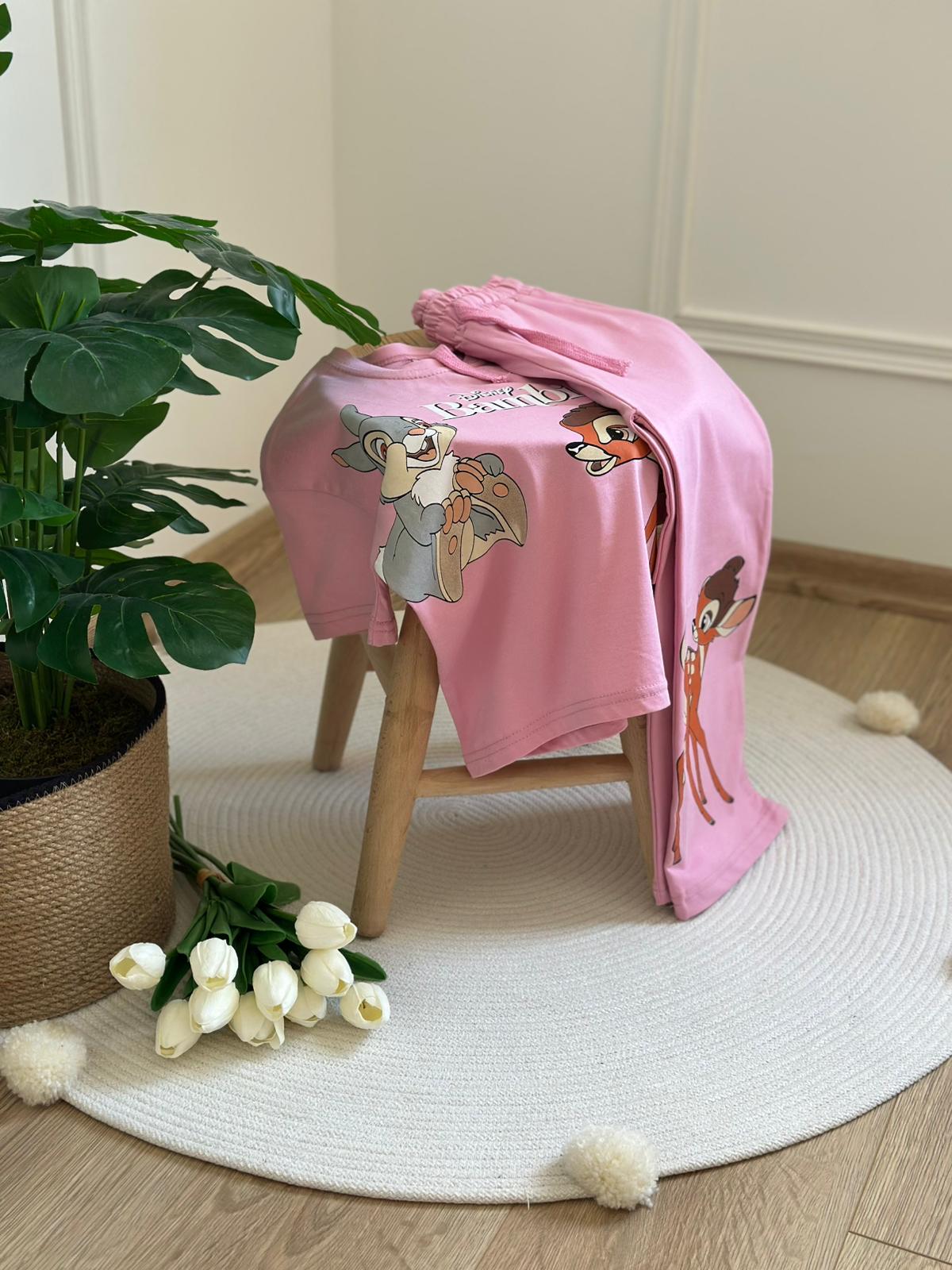 Pembe Bambi Eşofman Takımı