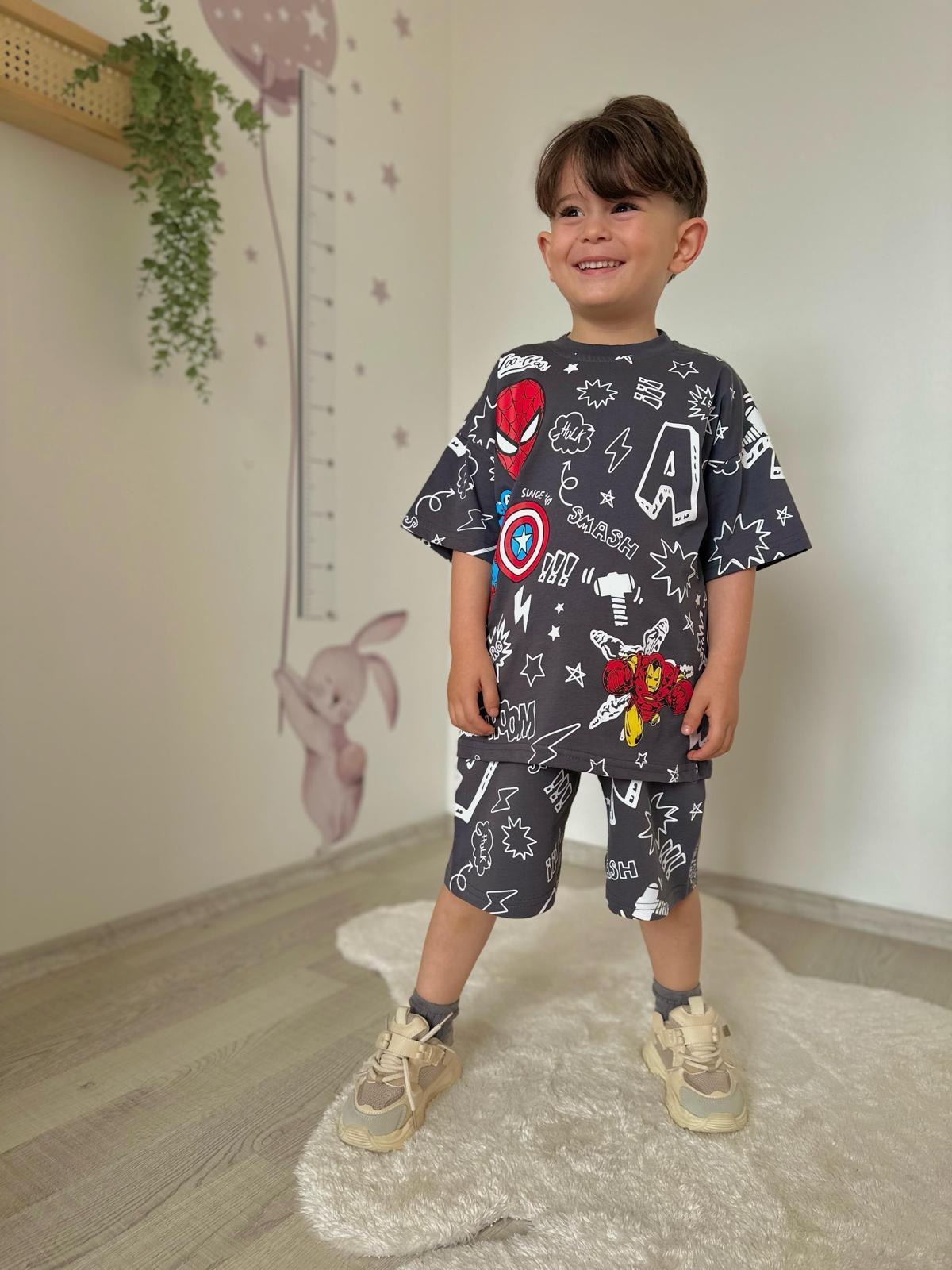 Hero Avengers Şortlu Takım