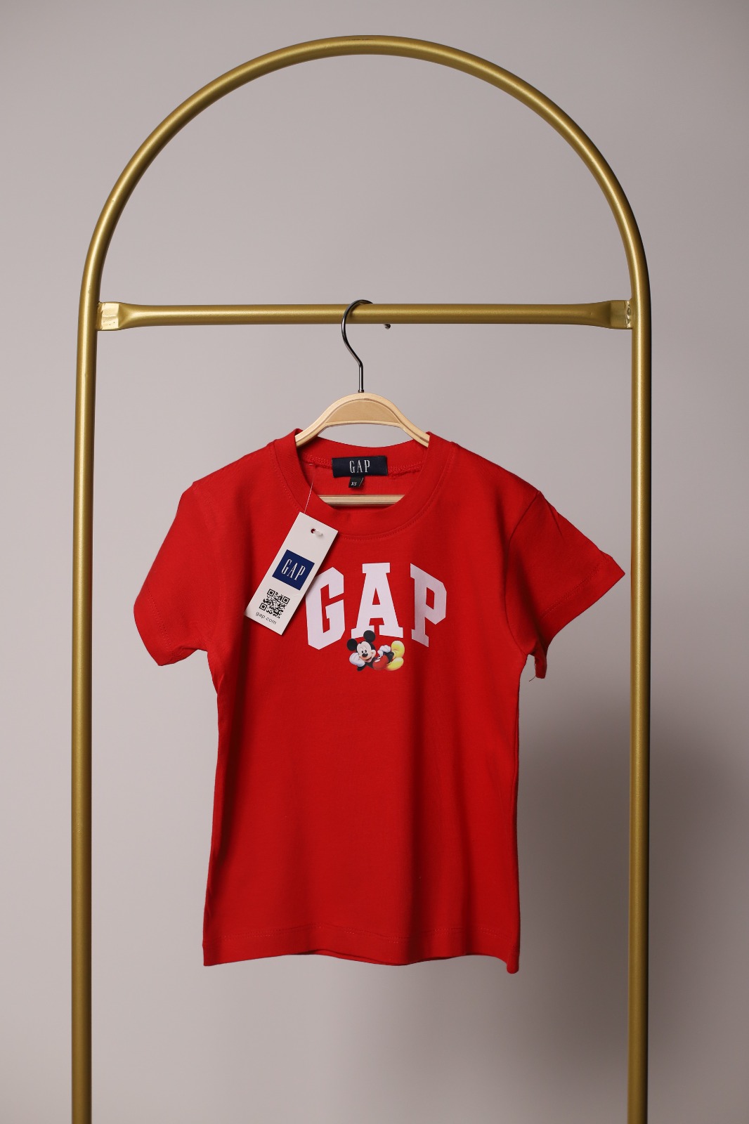 Kırmızı Gap Mickey Mouse Baskılı Çocuk T-shirt