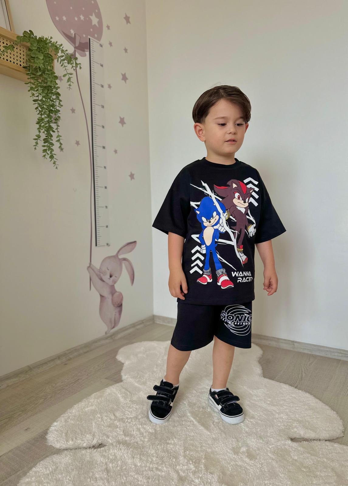 Sonic Wanna Race Şortlu Takım