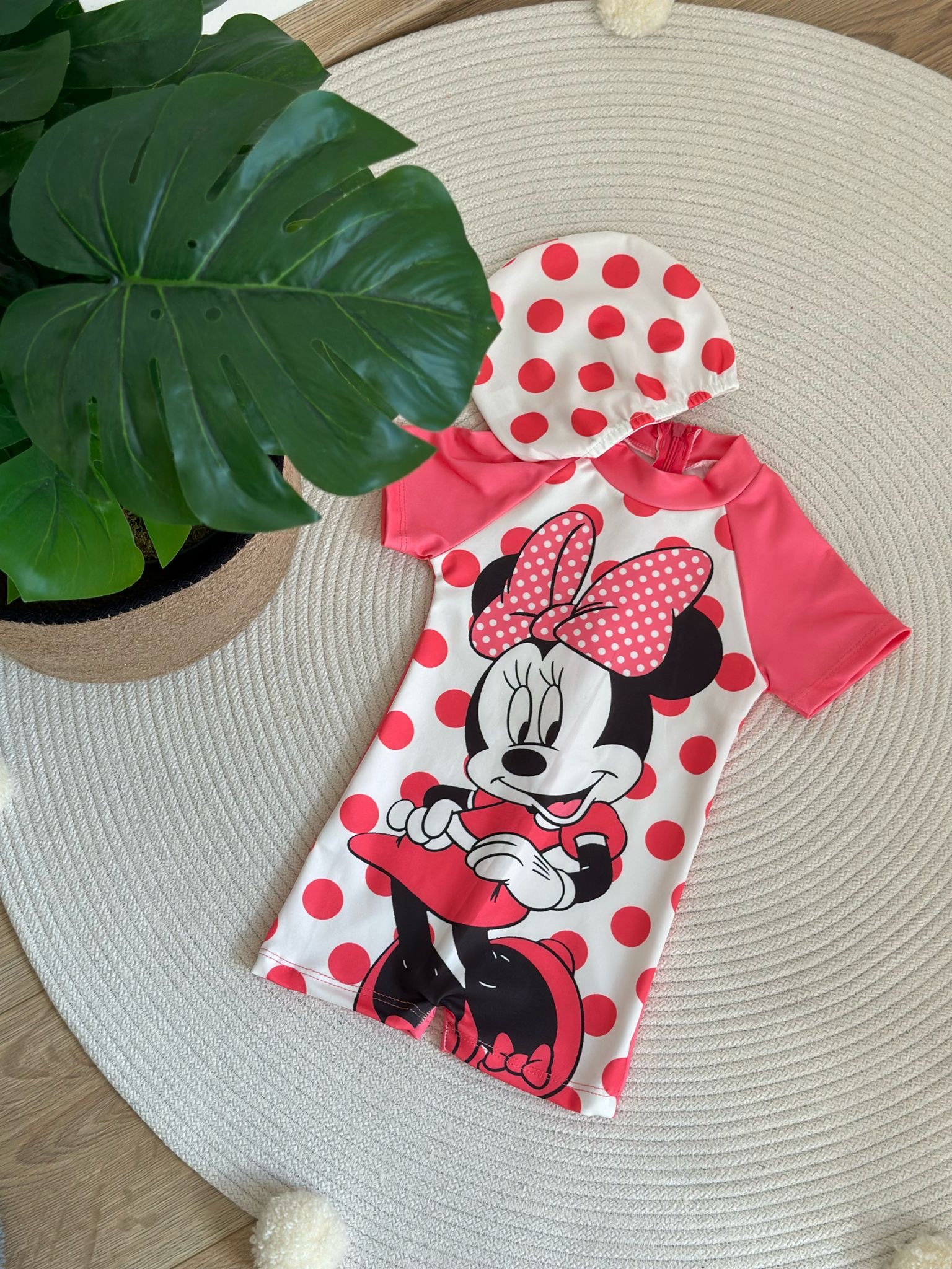 Minnie Mouse Puantiyeli Takım