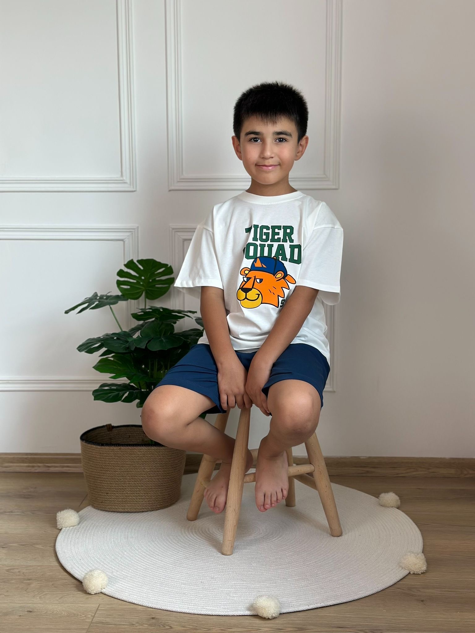 Tiger Squad Baskılı Şortlu Takım