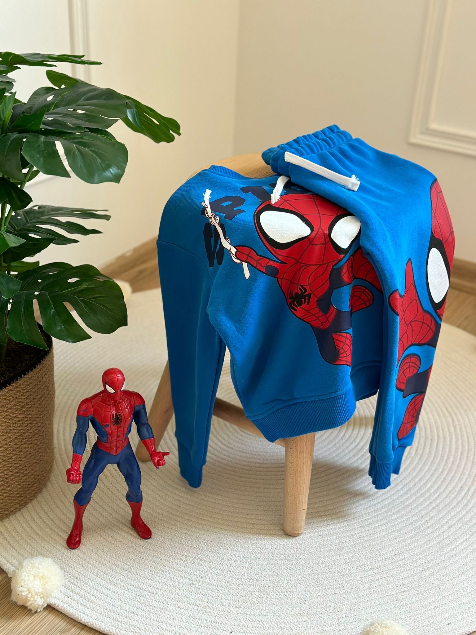 Mavi Spidey Eşofman Takımı