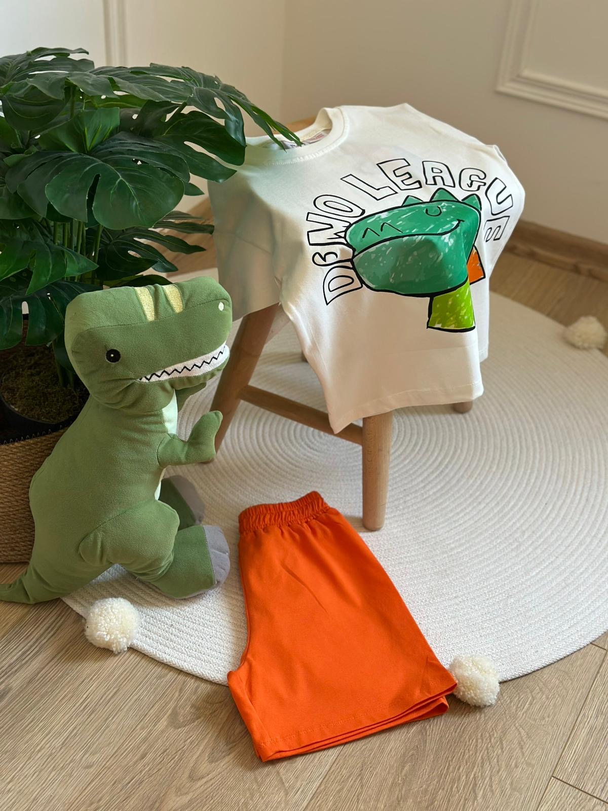 Dino League Detaylı Şortlu Takım