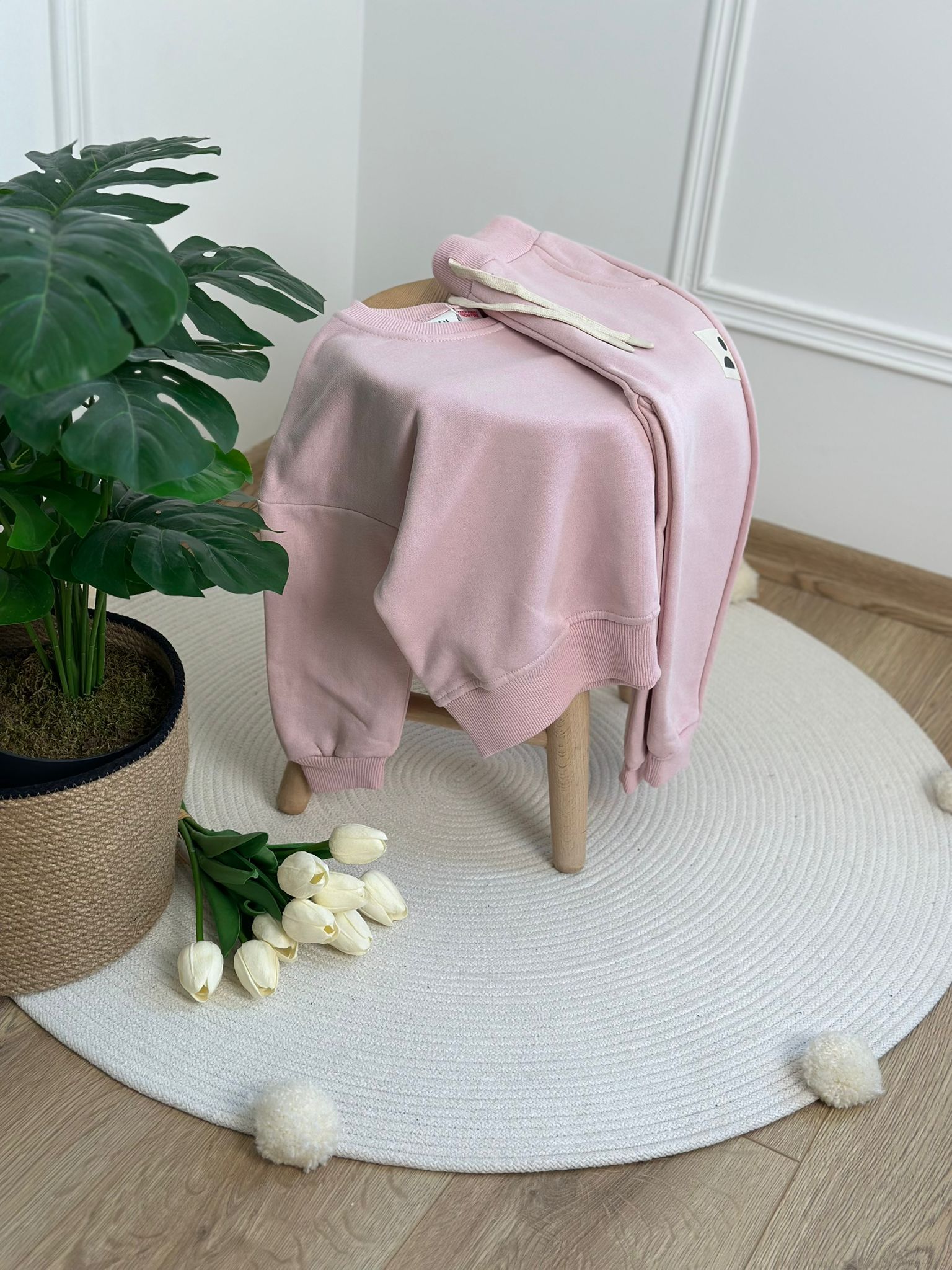 Toz Pembe Eşofman Takımı