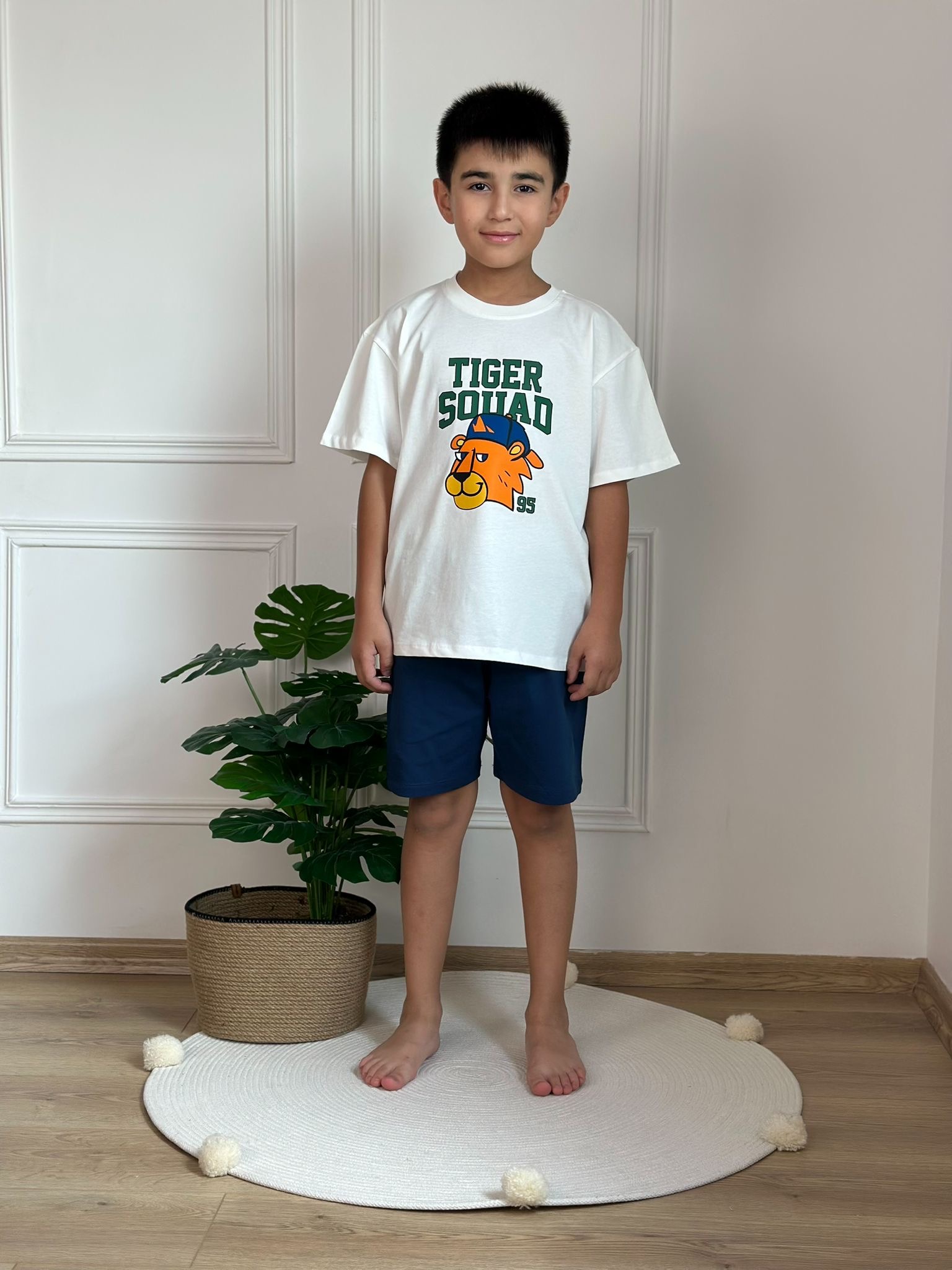 Tiger Squad Baskılı Şortlu Takım