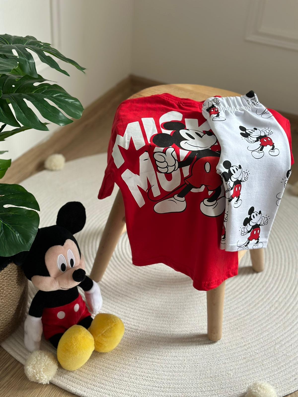 The Orginal Mickey Kırmızı Şortlu Takım