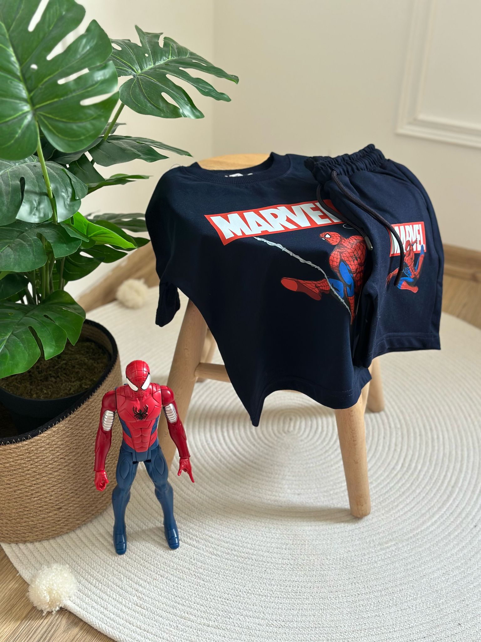Marvel Örümcek Adam Şortlu Takım