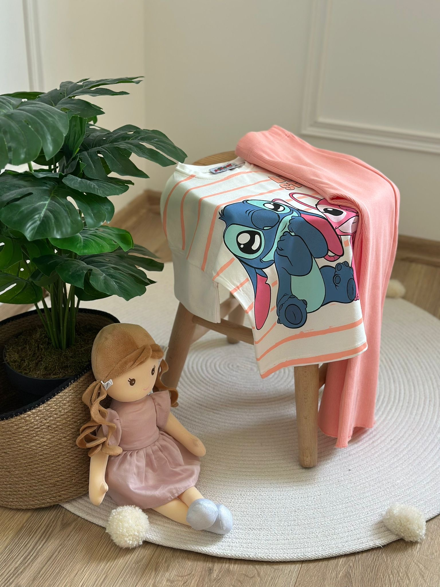 Pembe Lilo ve Stitch Eşofman Takımı