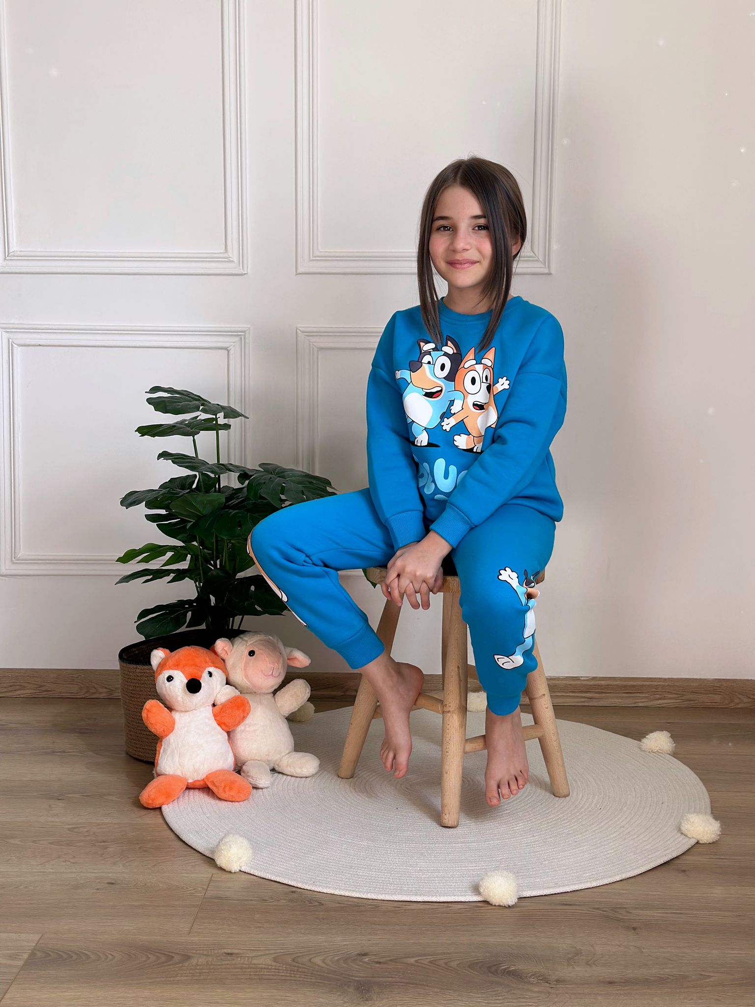 Mavi Bluey Eşofman Takımı
