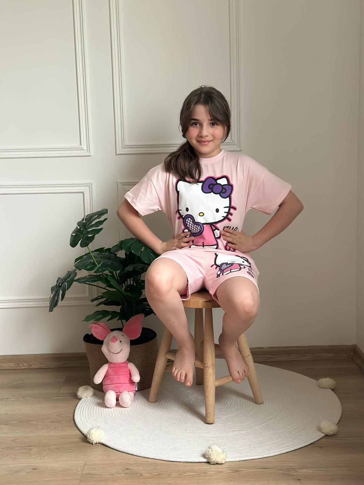Tenisci Hello Kitty Şortlu Takım