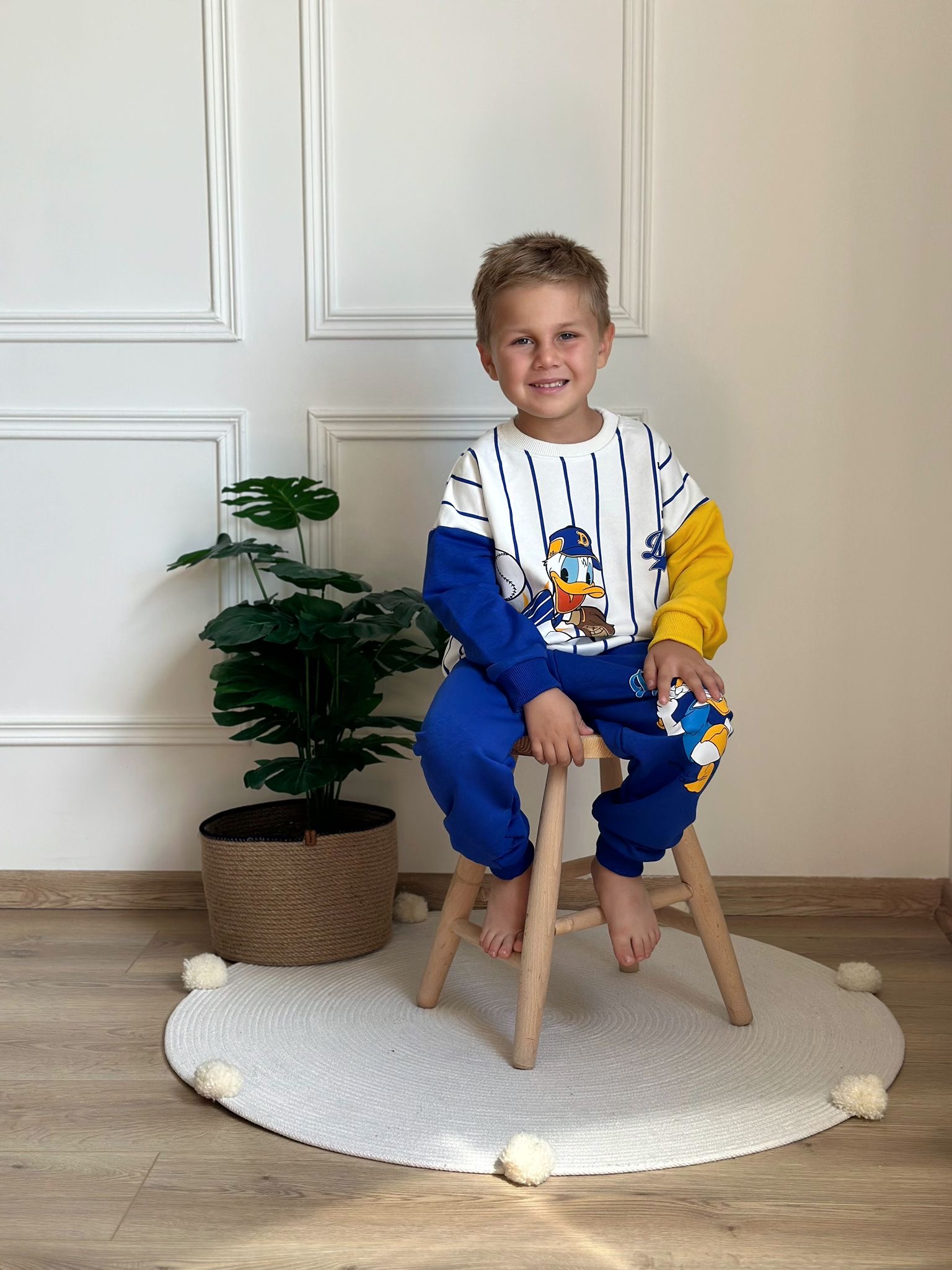 Çizgili Donald Duck Eşofman Takımı