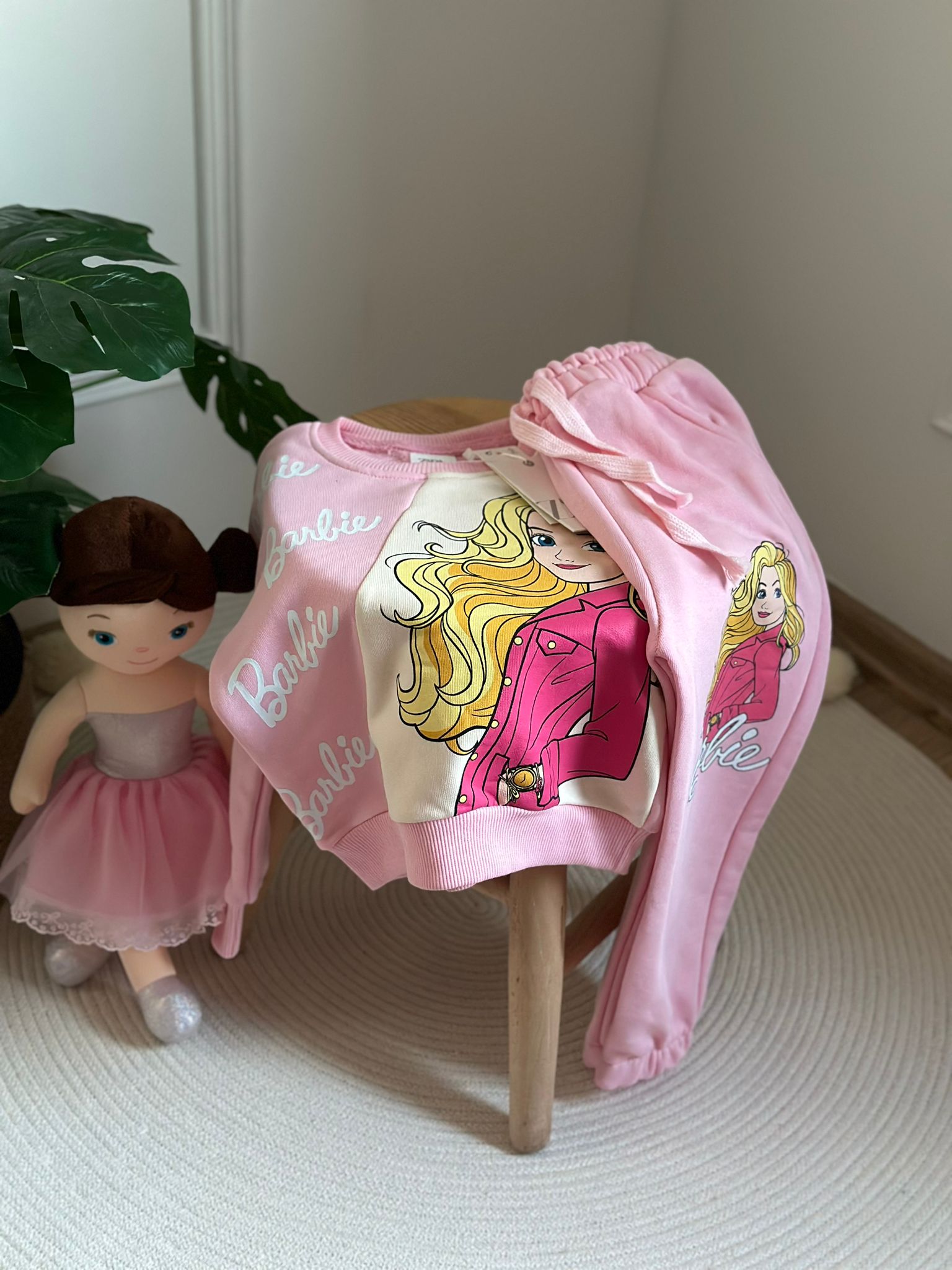 Çift Renkli Barbie Eşofman Takımı