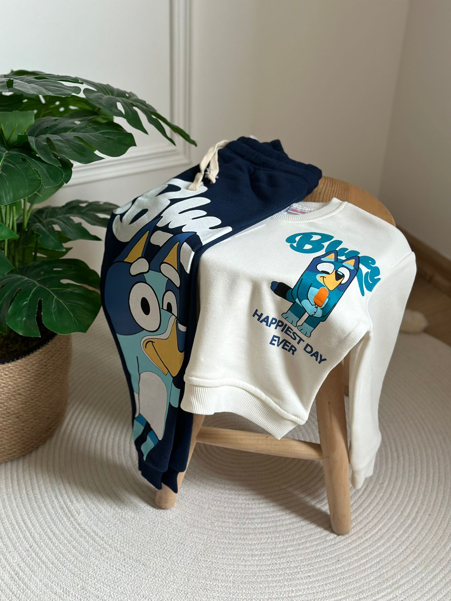 Bluey Sırt Baskılı Eşofman Takımı