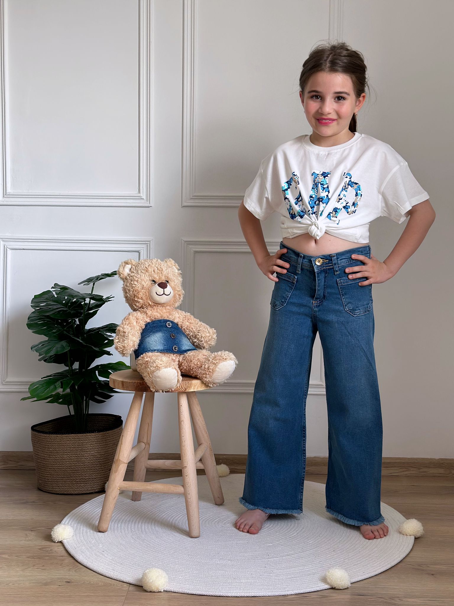 Mavi Jean Cep Detaylı Pantalon