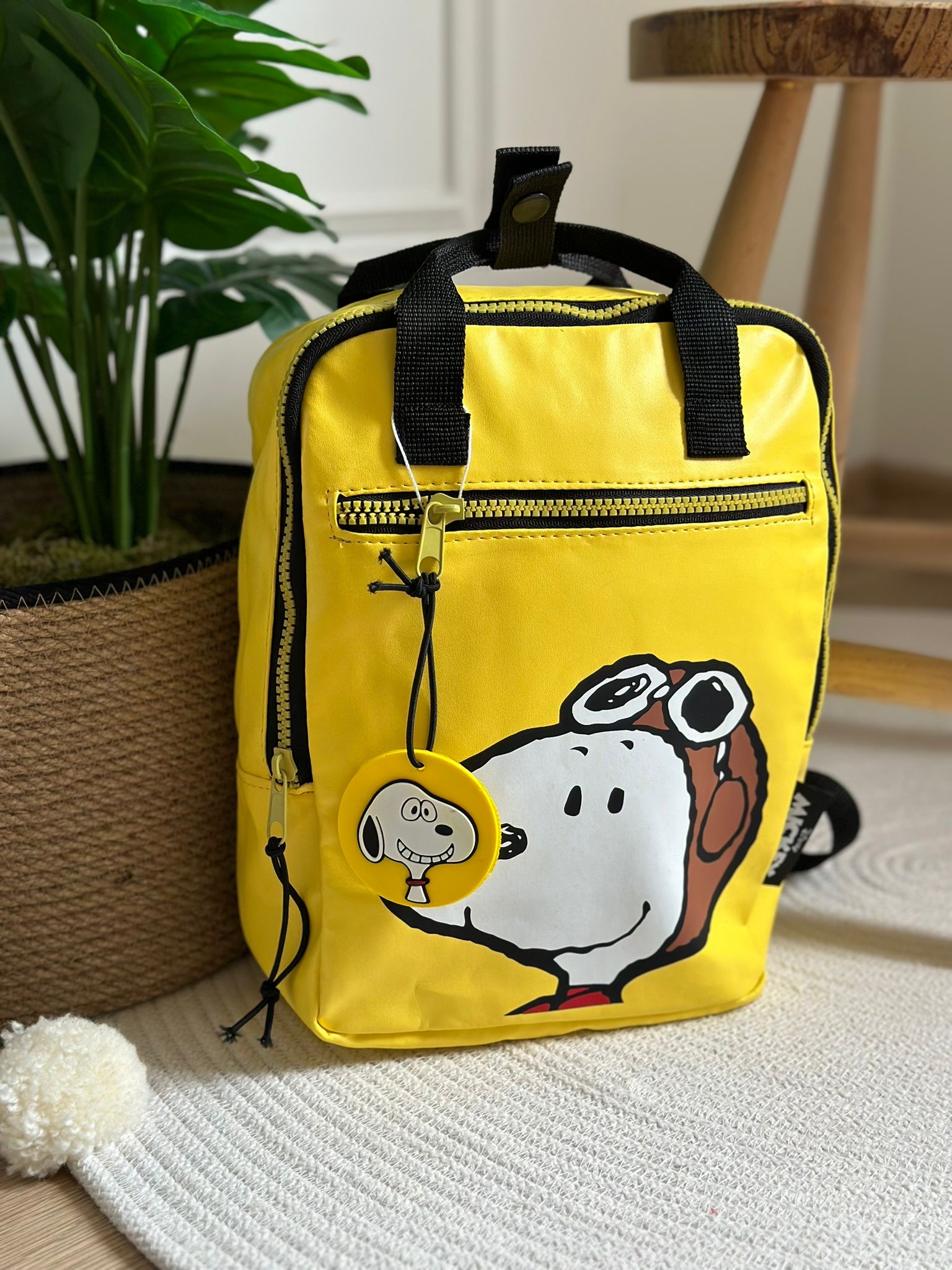 Sarı Snoopy Çanta