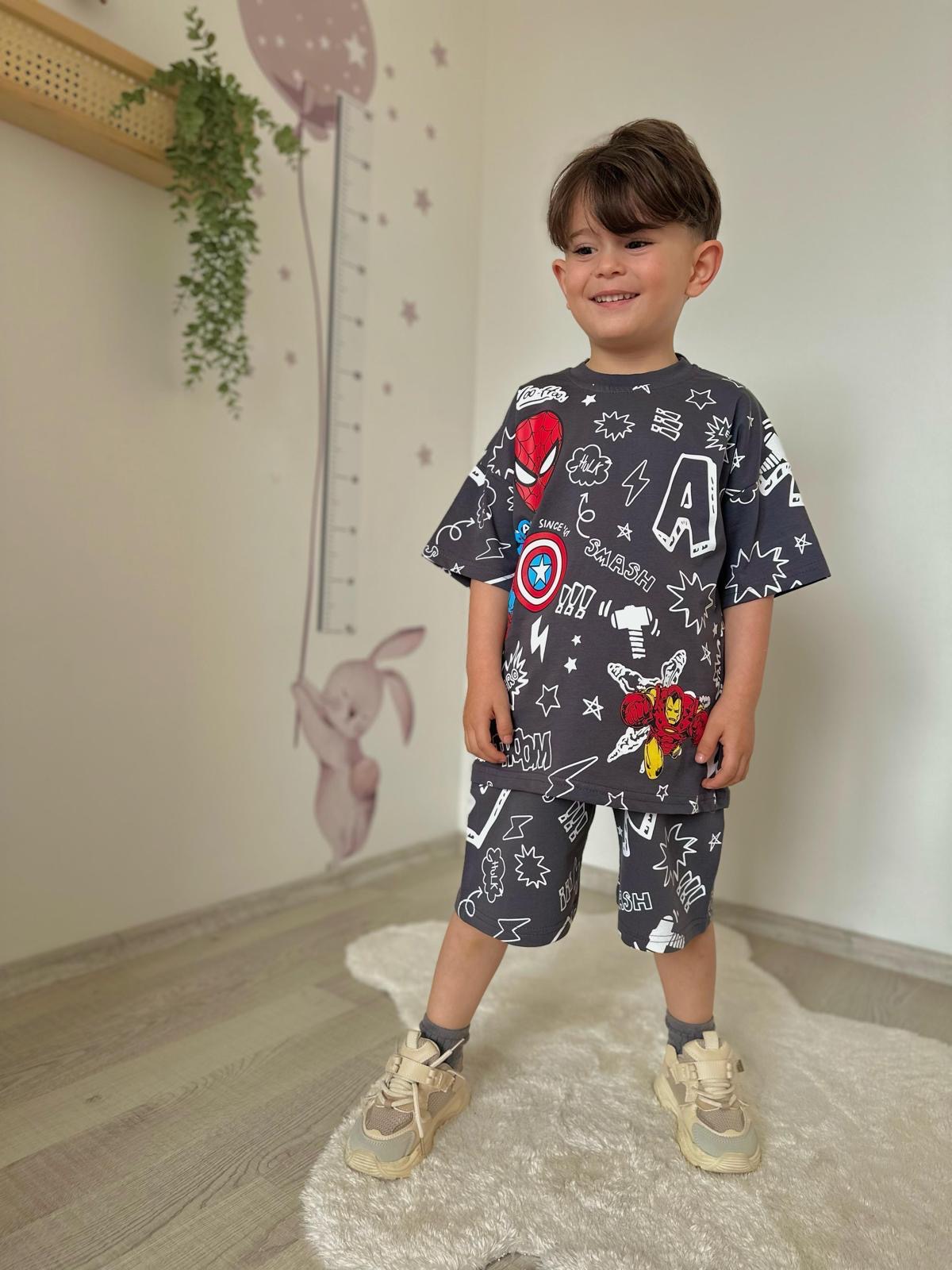 Hero Avengers Şortlu Takım