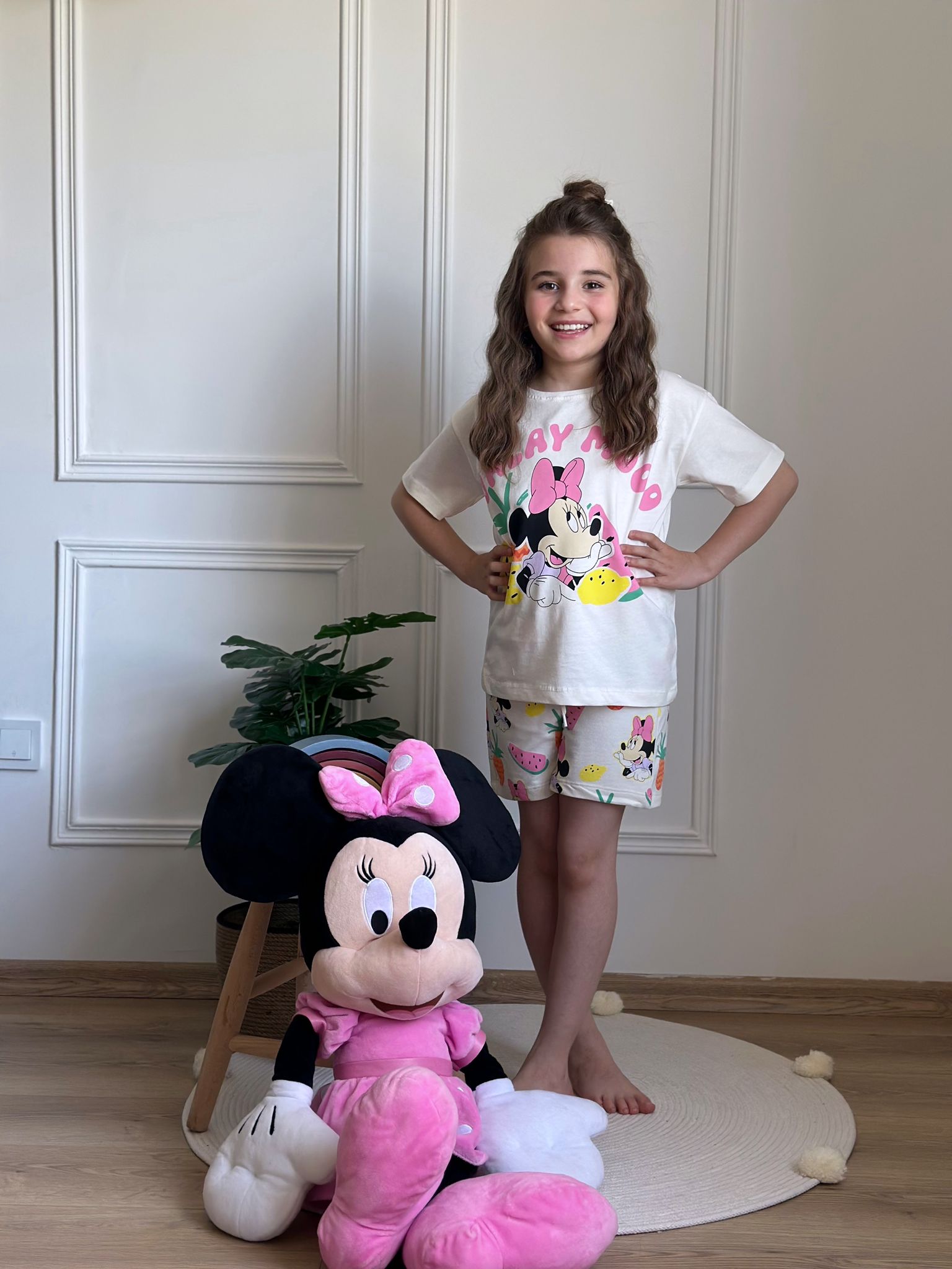 Minnie Mouse Şortlu Takım