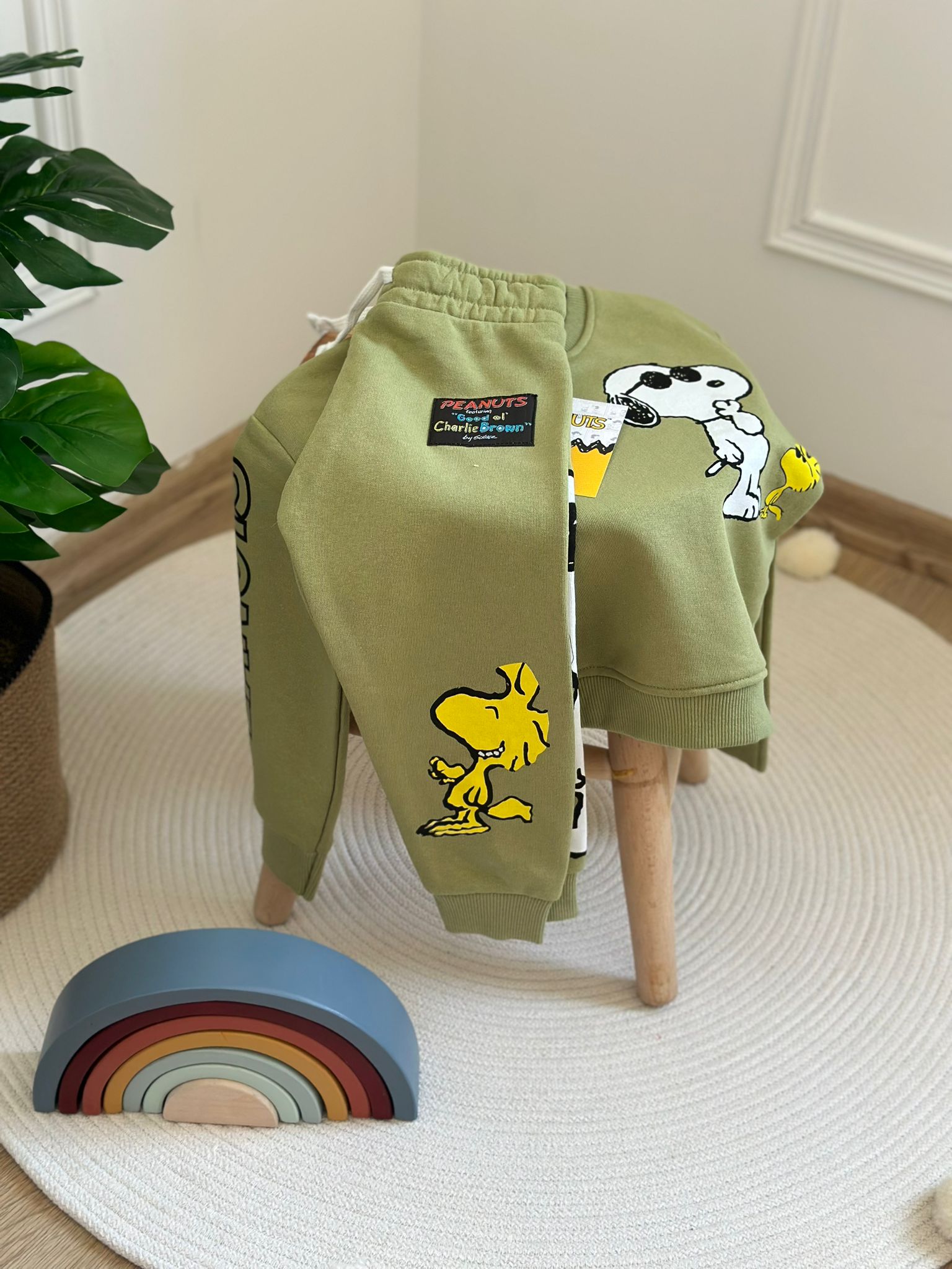 Haki Peanuts Eşofman Takımı
