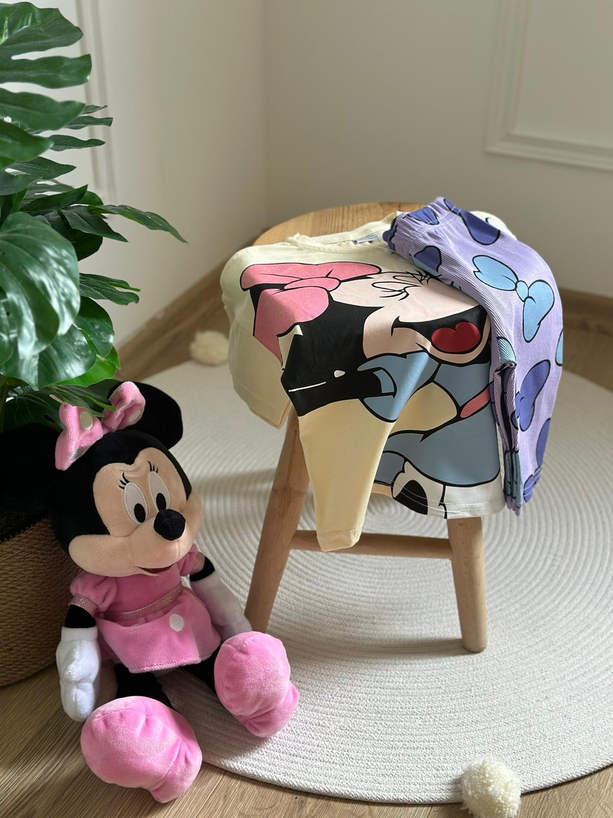 Mickey Kurdele Detaylı Taytlı Takım