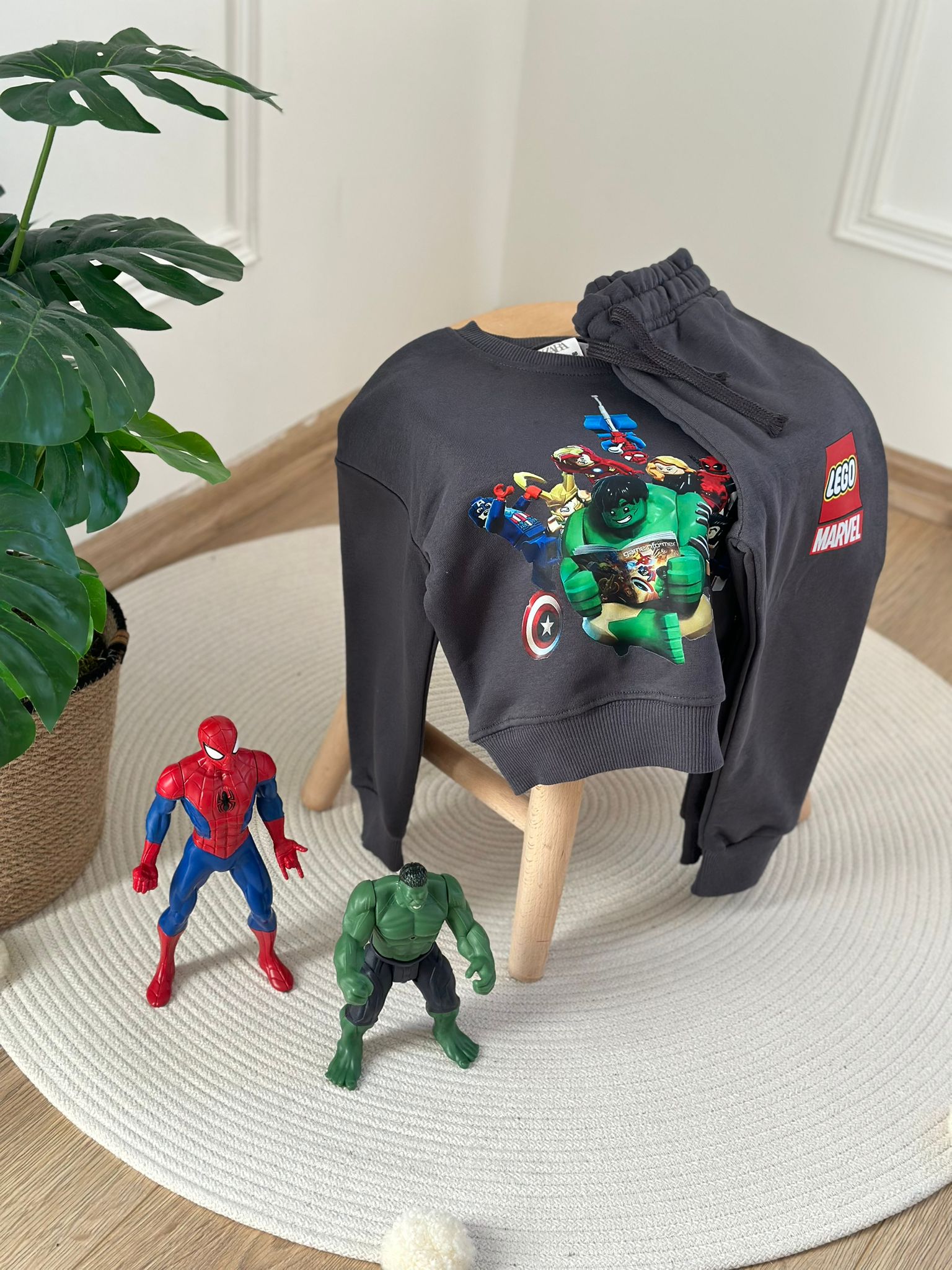 Füme Marvel Lego Eşofman Takımı
