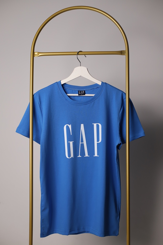 Mavi Gap Baskılı Yetişkin T-Shirt