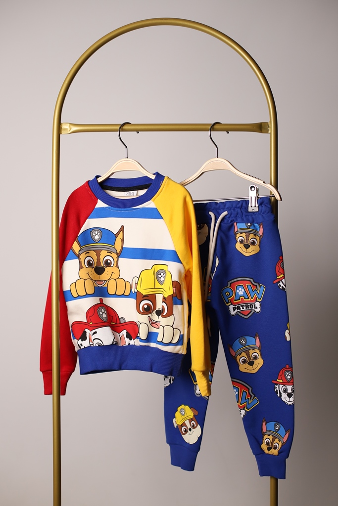 Paw Patrol Çizgili Eşofman Takımı