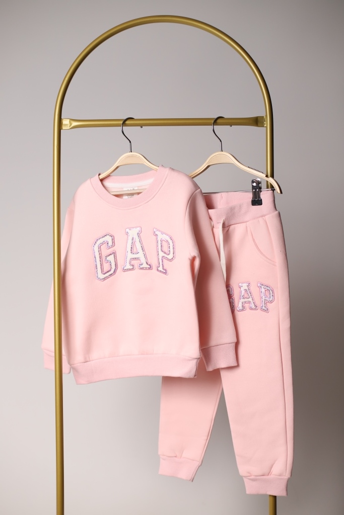 Pembe Gap Baskılı Eşofman Takımı