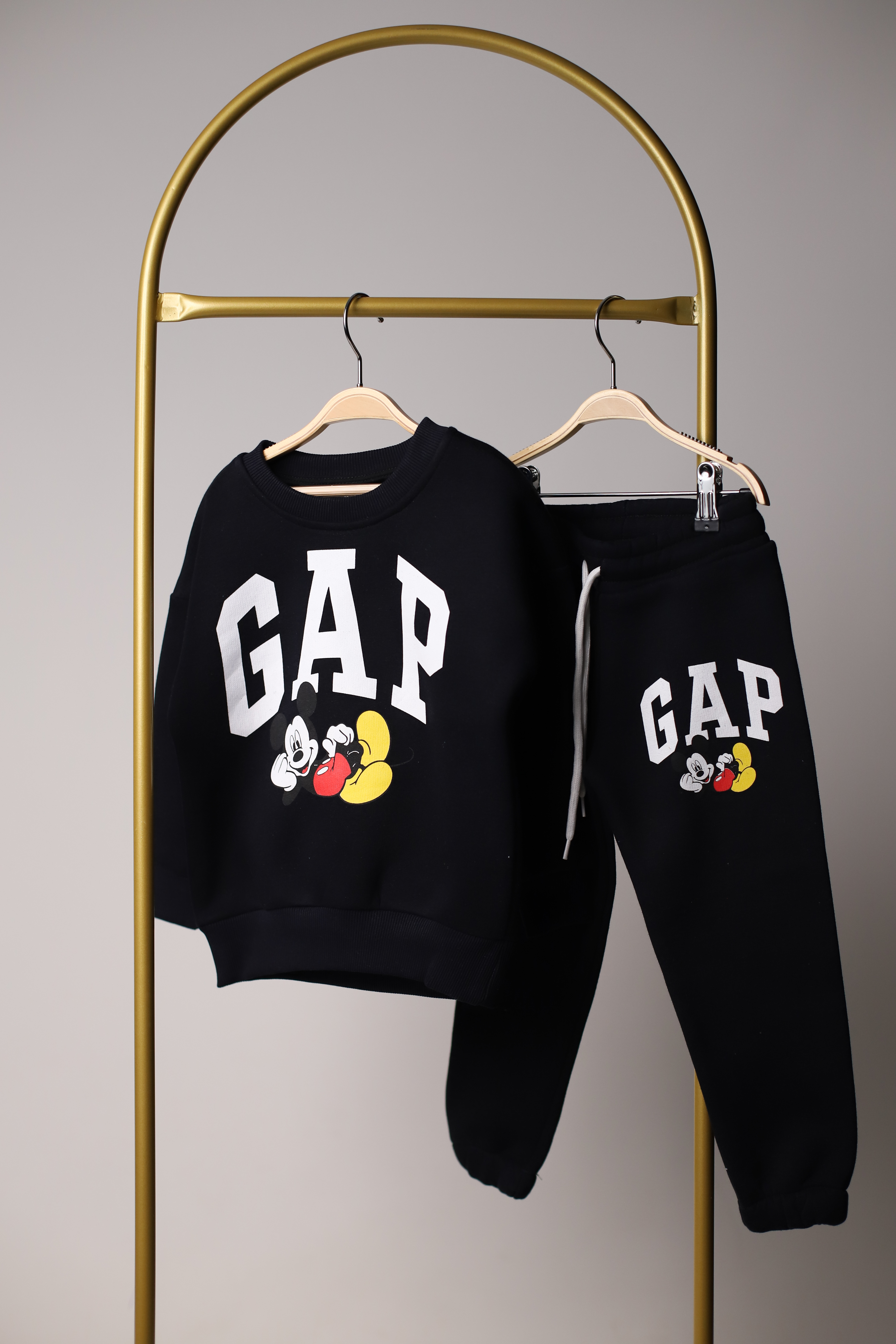 Siyah Mickey Mouse Eşofman Takımı