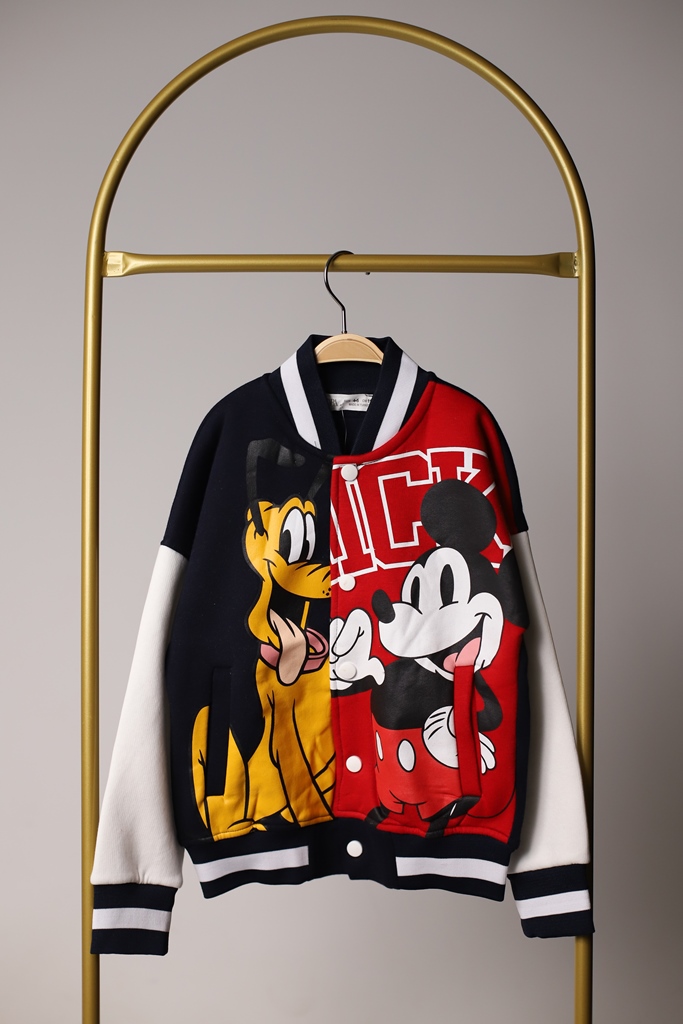 Çift Renkli Mickey Kolej Mont
