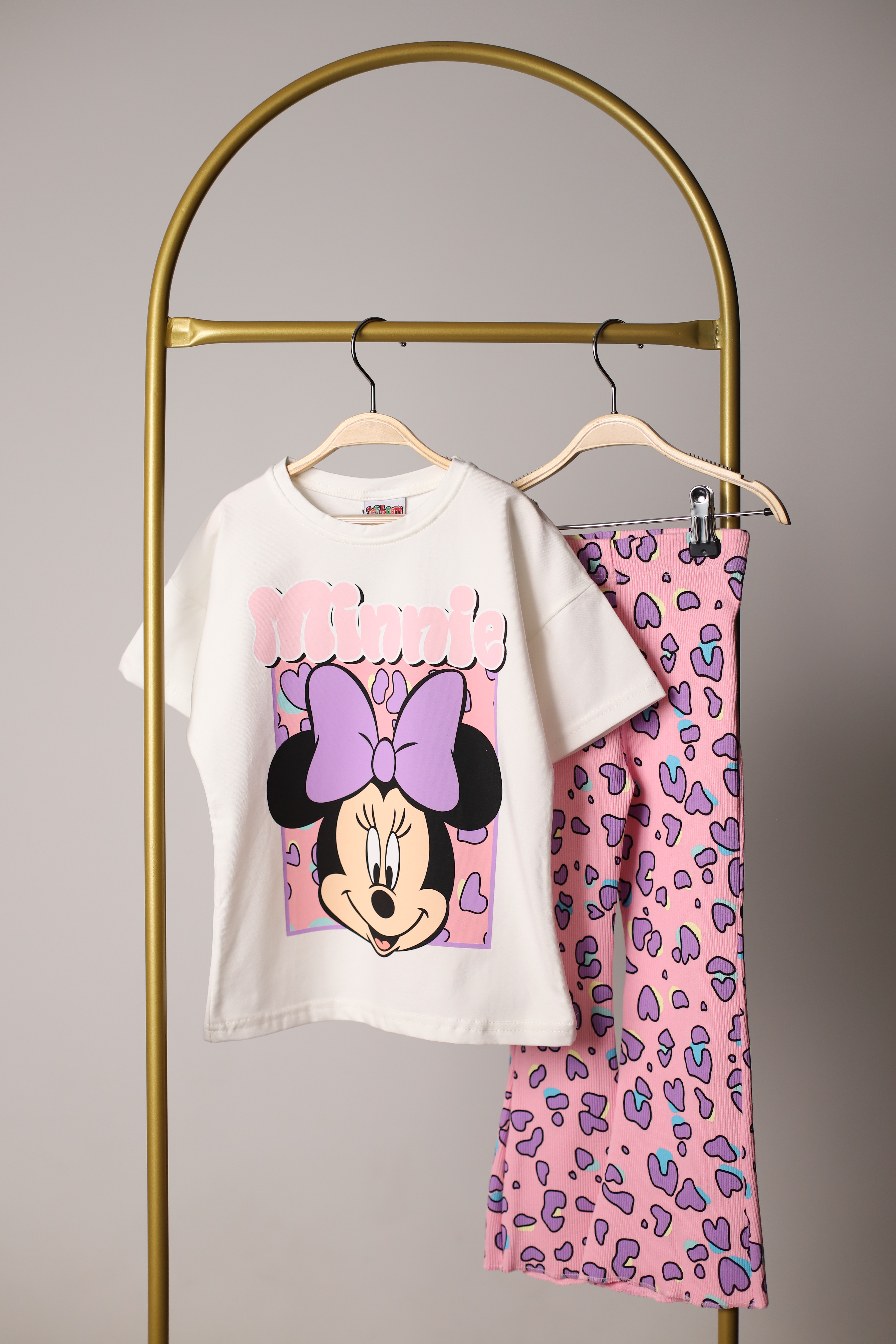 Pembe Leoparlı Minnie Takım