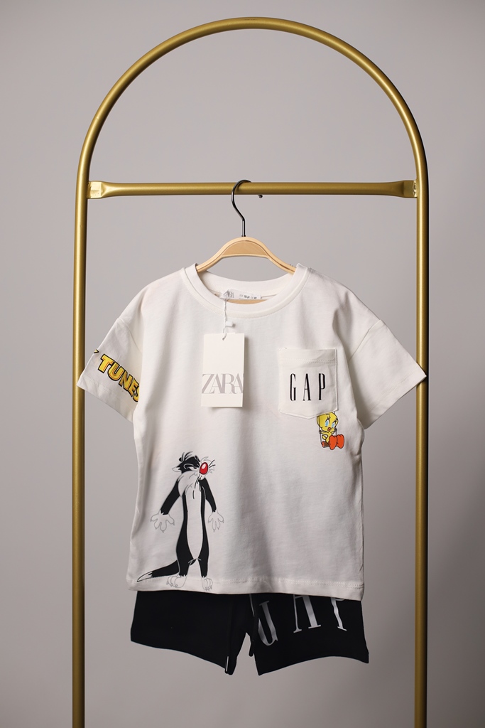 Looney Tunes Gap Baskılı Şortlu Takım