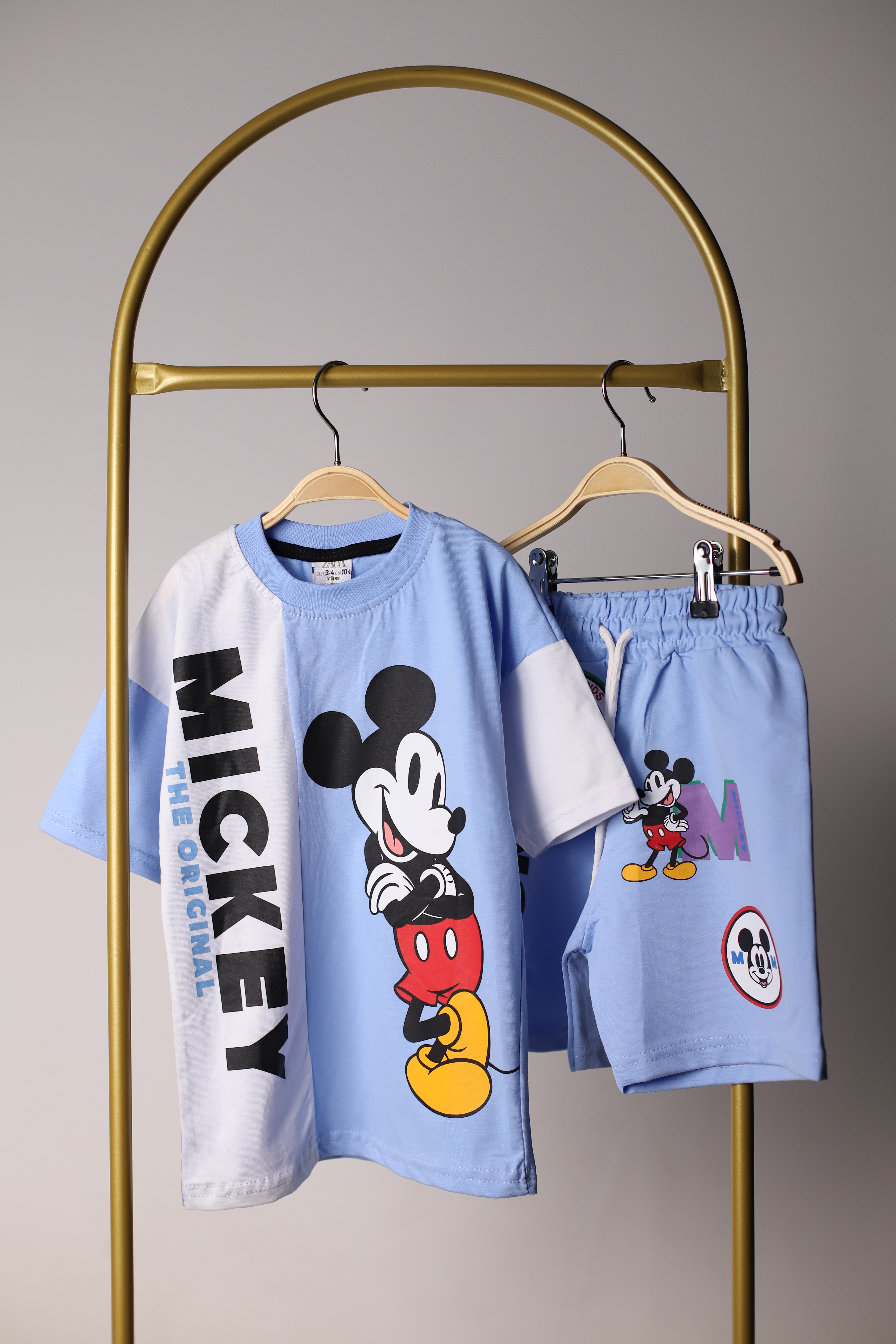 Mickey The Original Mavi Şortlu Takım