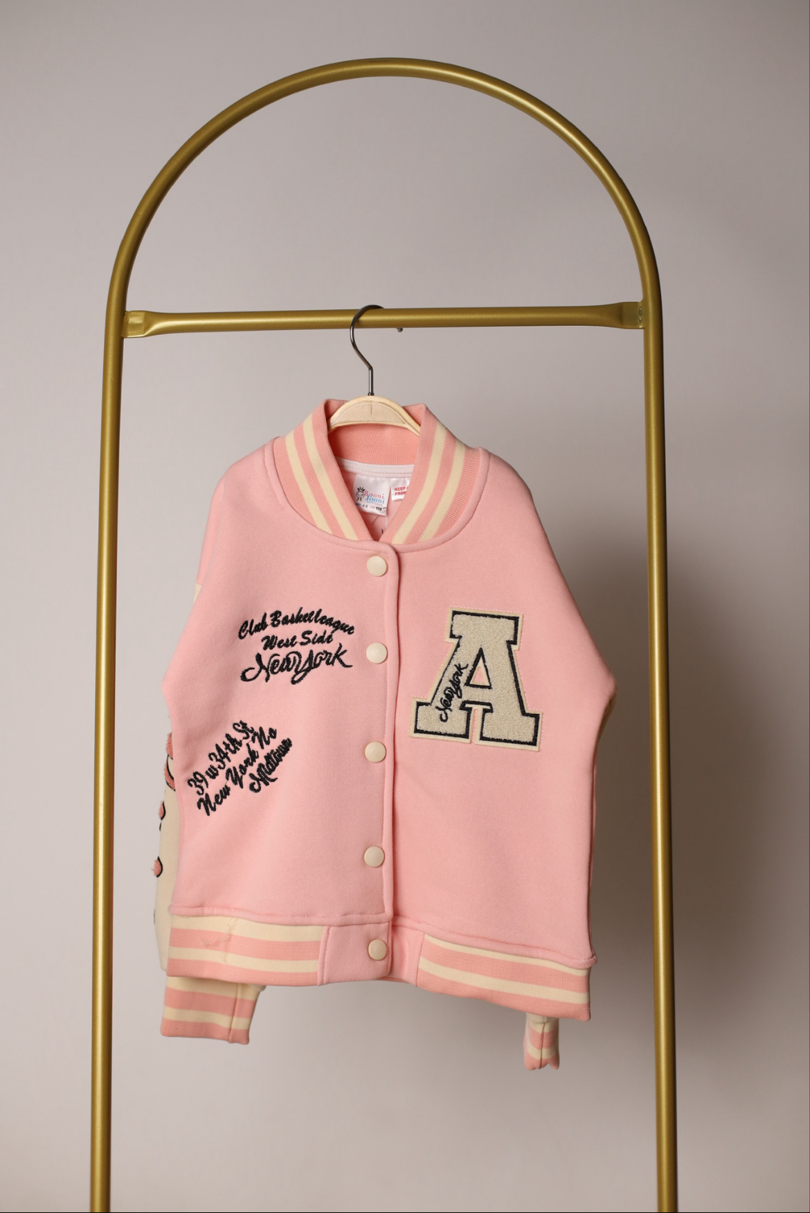 Açık Pembe New York Kolej Montu