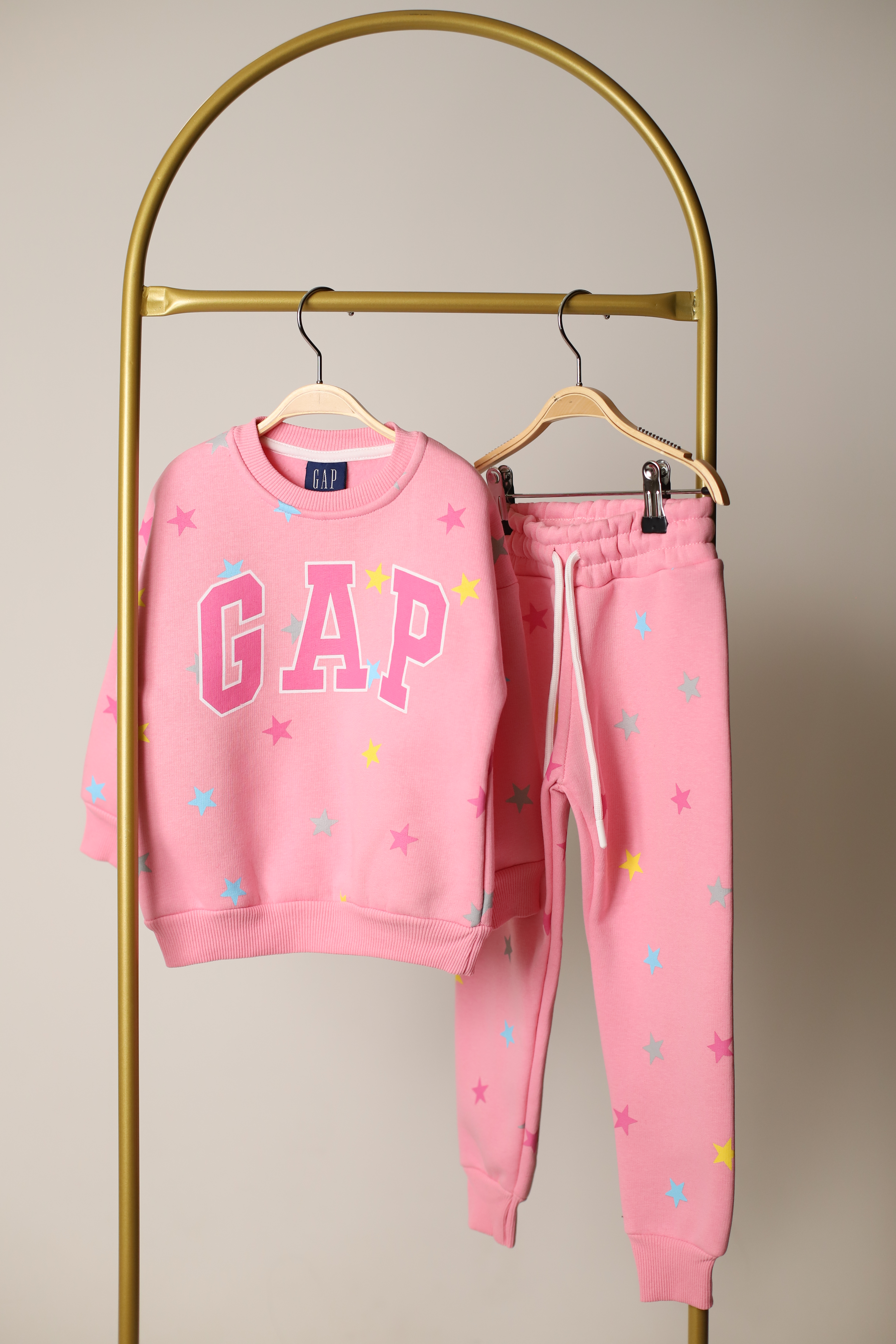 Pembe Yıldız Baskılı Gap Eşofman Takımı