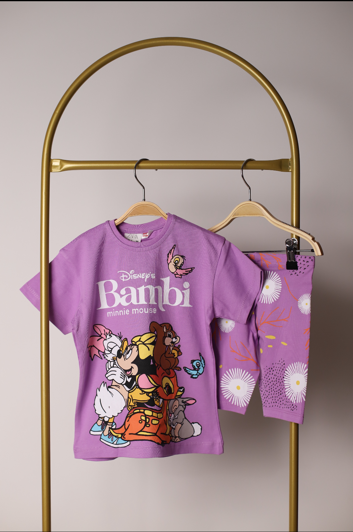Bambi And Minnie Şortlu Takım