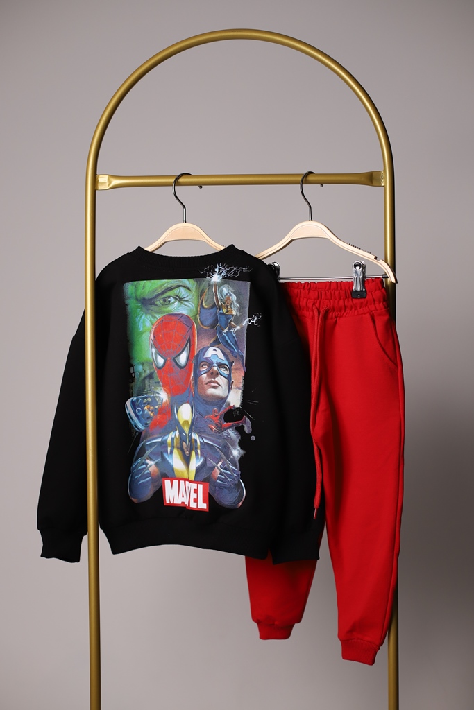 Marvel Sırt Baskılı Eşofman Takımı