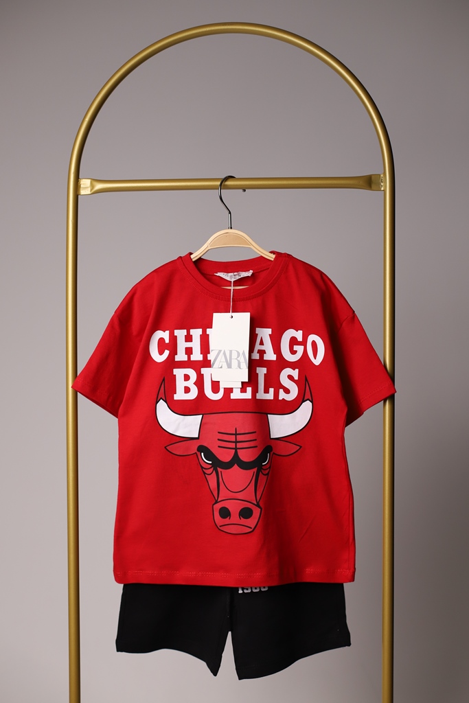 Chicago Bulls Bakılı Şortlu Takım